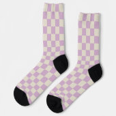 Chaussette Tableau de contrôle blanc Lavender et Off (Gauche)