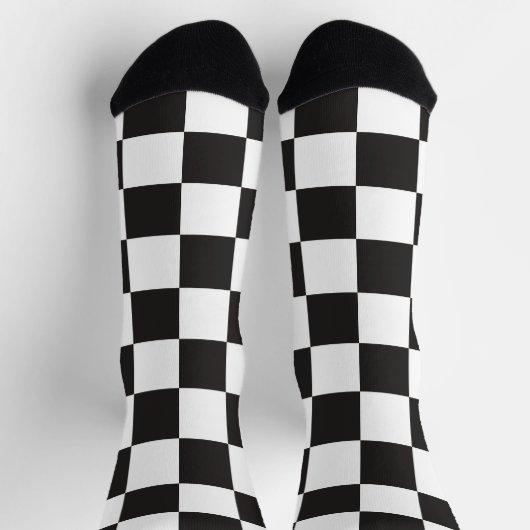 Chaussette Tableau de contrôle moderne et transparent l Noir  (Haut)