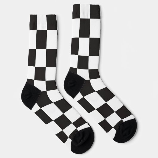 Chaussette Tableau de contrôle moderne et transparent l Noir (Droite)