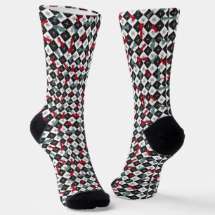 Chaussette Tableau d'échecs rétro