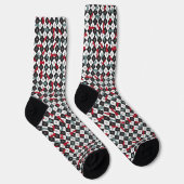 Chaussette Tableau d'échecs rétro (Droite)