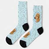 Chaussette Tableau Rhodesian Ridgeback - Art Chien original (Gauche)