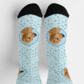 Chaussette Tableau Rhodesian Ridgeback - Art Chien original (Haut)