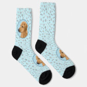 Chaussette Tableau Rhodesian Ridgeback - Art Chien original (Droite)