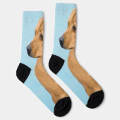 Chaussette Tableau Rhodesian Ridgeback - Art Chien original (Droite)