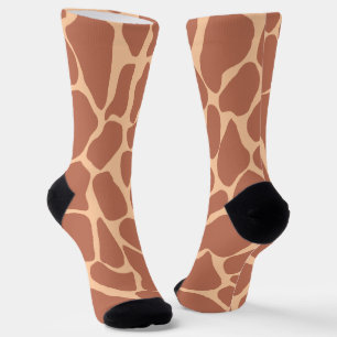 Chaussette Taches de girafe en terre cuite peintes à la main