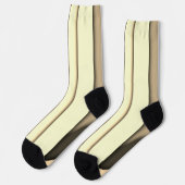 Chaussette Tan monochrome moderne (Gauche)