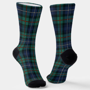 Chaussette Tartan Clan Robertson Vert Classique