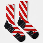 Chaussette Tartan diagonal rouge (Droite)