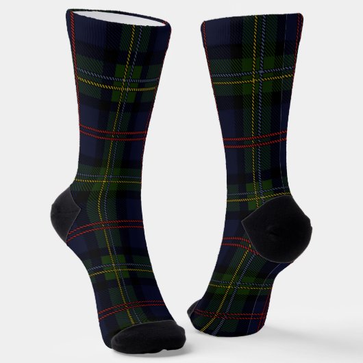 Chaussette Tartan Élégant Rustique Classique (Angulaire)