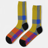 Chaussette Tartan Inspiré Plaid (Gauche)
