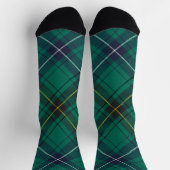 Chaussette Tartan Plaid Vert Rustique Henderson (Haut)