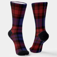Tartan Rouge Violet Carreaux Rustique MacLachlan