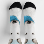 Chaussette Taureau Terrier - Cute Original Chien Art (Haut)