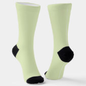 Chaussette Tea vert Solide couleur blanche (Angulaire)