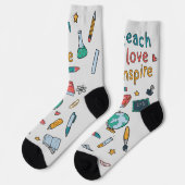 Chaussette Teach Love Inspire (Gauche)