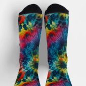 Chaussette Teinture à tarte colorée multicolore (Haut)