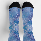 Chaussette Teinture de jeans bleu rétro (Haut)