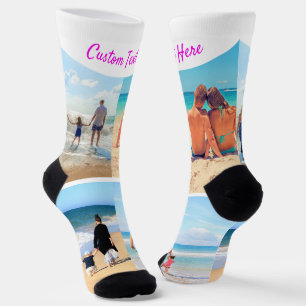 Chaussette Téléchargez vos chaussettes de collage de photos a