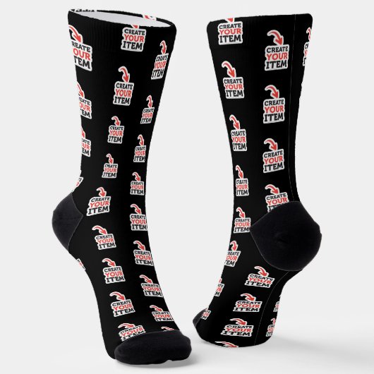Chaussette TÉLÉCHARGEZ VOTRE PROPRE Création d'impression per (Angulaire)