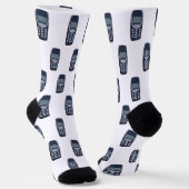 Chaussette Téléphone cellulaire vintage (Angulaire)
