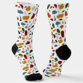 Chaussette Terrazzo Motif coloré (Angulaire)