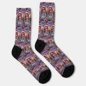 Chaussette Tervueren écossais Saint-Valentin  (Droite)