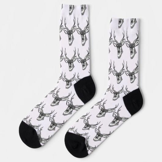 Chaussette Tête de cerf (Gauche)