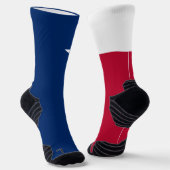 Chaussette Texas Drapeau Fière étoile solitaire Etat Texan (Angulaire)