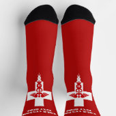 Chaussette Texte personnalisé Médicale professionnel (Haut)