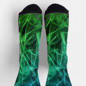 Chaussette Texture de volute de fumée élégante (Haut)