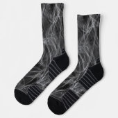 Chaussette Texture de volute de fumée élégante (Gauche)