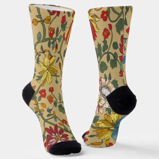 Chaussette Texture des fleurs (Angulaire)