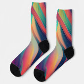Chaussette texture fractale Abstraite (Gauche)