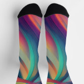 Chaussette texture fractale Abstraite (Haut)