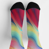 Chaussette texture fractale Abstraite (Haut)