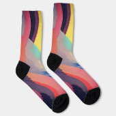 Chaussette texture fractale Abstraite (Droite)