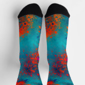 Chaussette texture fractale Abstraite (Haut)