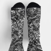 Chaussette Texture métallique de l'huile d'aluminium (Haut)