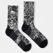 Chaussette Texture métallique de l'huile d'aluminium (Droite)