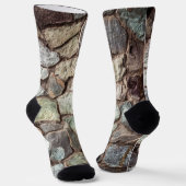 Chaussette texture murale en pierre (Angulaire)