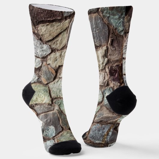 Chaussette texture murale en pierre (Angulaire)