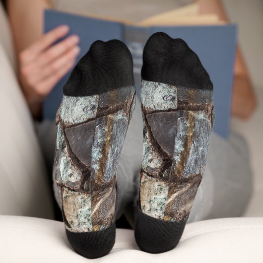 Chaussette texture murale en pierre (Fond)