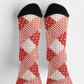 Chaussette Textures Rouges (Haut)