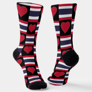 Chaussette Thaïlande National Drapeau Heart Fun Thai Pride