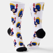 Chaussette Thanksgiving Turquie durable Premium Crew Sock (Angulaire)