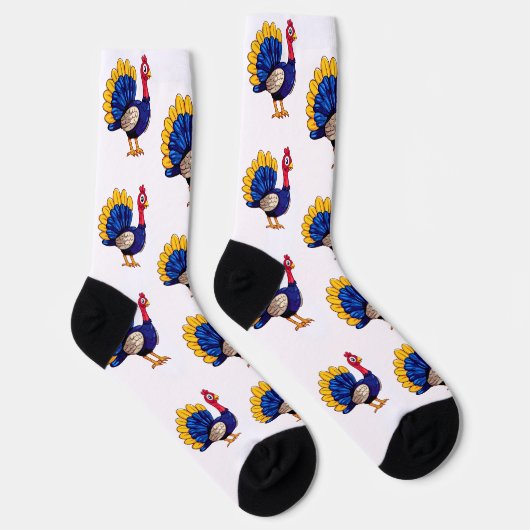 Chaussette Thanksgiving Turquie durable Premium Crew Sock (Droite)
