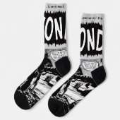 Chaussette 'The BEYOND' Horror Comic Socks (Gauche)