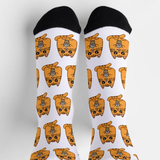 Chaussette Thé Bubble Chat (Haut)