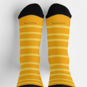 Chaussette The colorful Sock, Orange, Yellow Stripes (Haut)